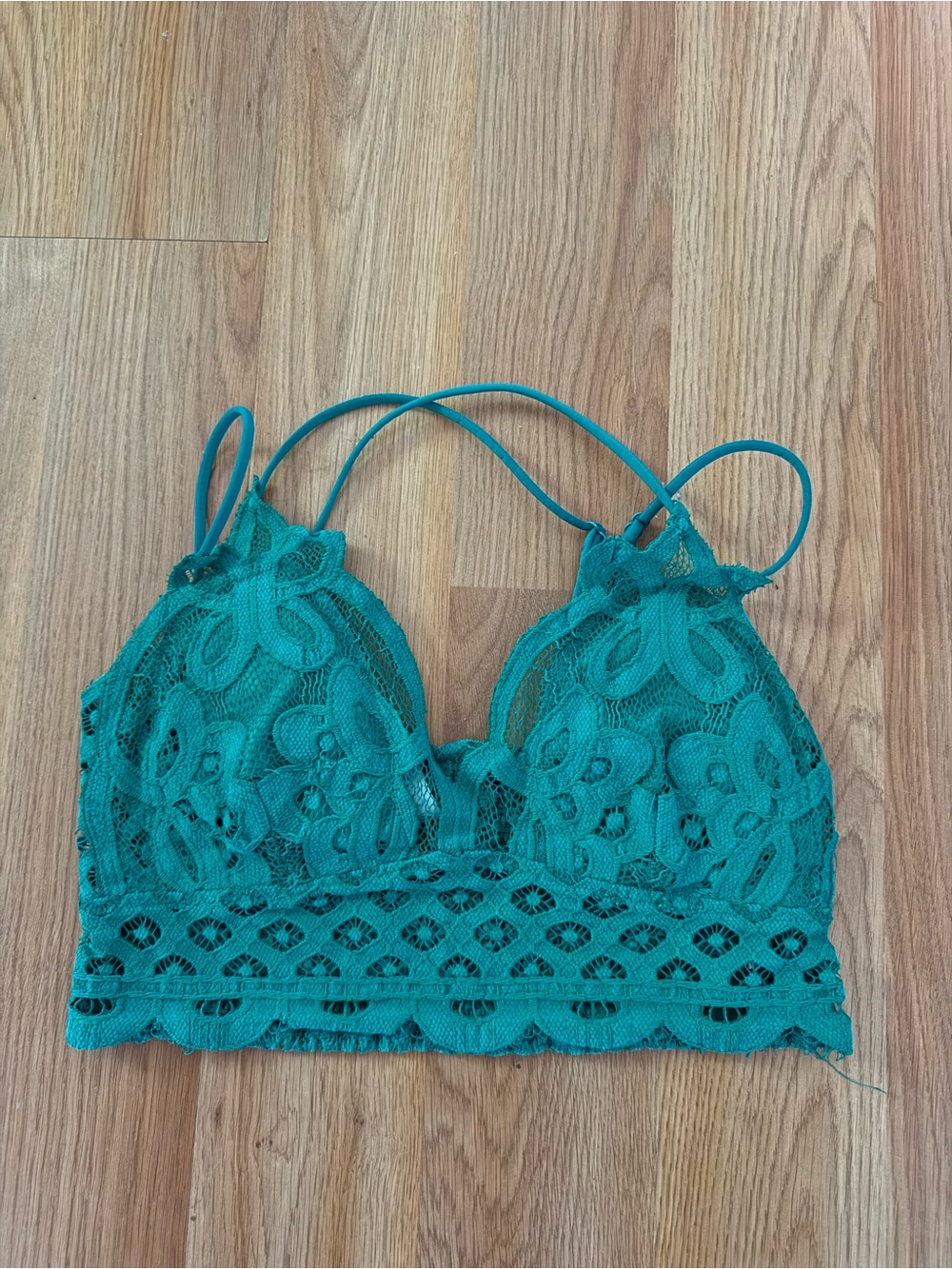 Zenana green Lace Bralette - large